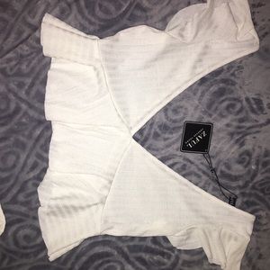 White top and short Set